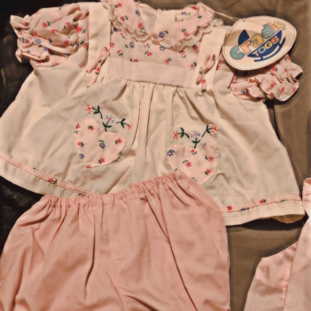 Vintage baby girls clothes